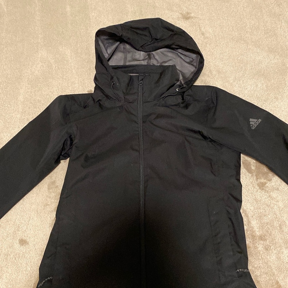Adidas black jacket, small
